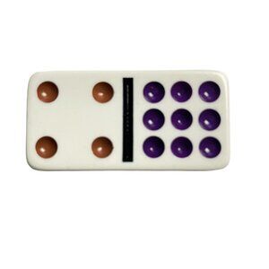 Double Nine Dominoes Replacement Tile 4 9 Color Dot Vintage 1998 mq